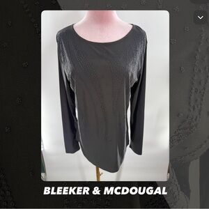 NWOT Bleeker & McDougal Beaded Tee